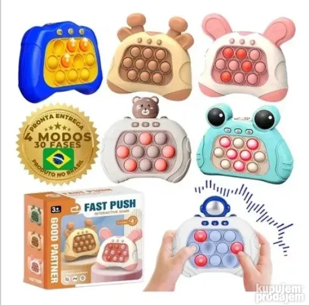 Popit Pop it igračka za decu Pop it konzola brzi prsti - KupujemProdajem