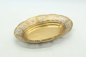 Qvist mesingana posrebrena korpa za voće i bombone