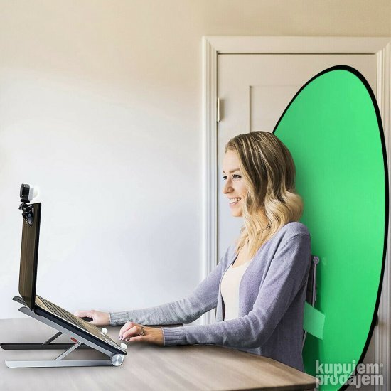 Green screen chroma key zelena pozadina za youtube, podcast