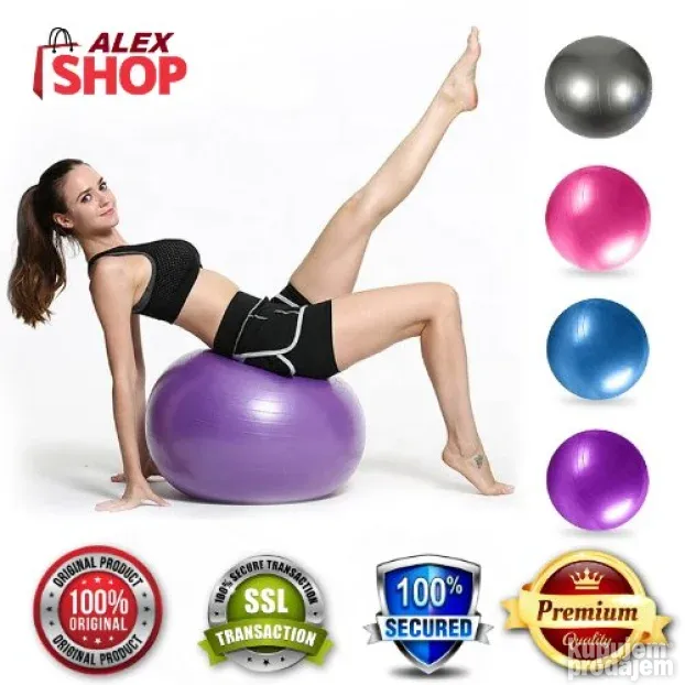 Lopte za pilates, jogu, fitness, aerobik