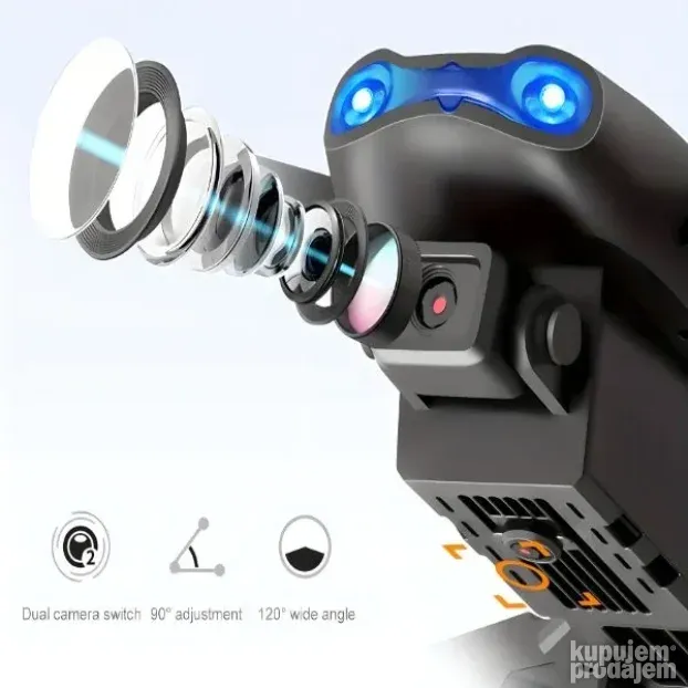 Dron e99 PRO dvostruka kamera torba