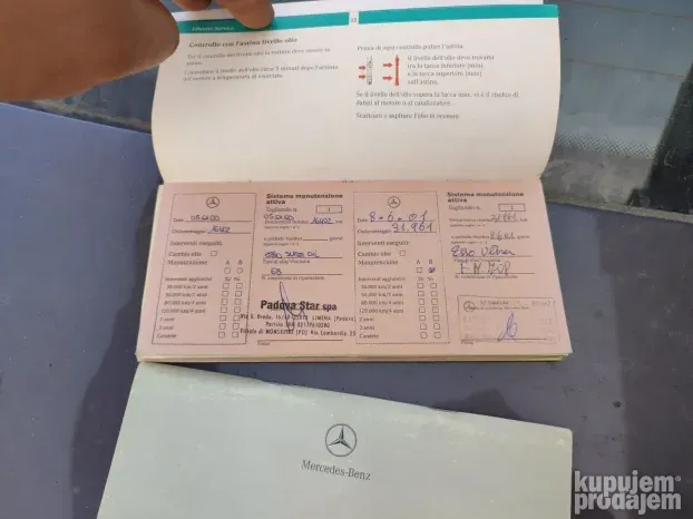 Mercedes W210 E klasa Uputstvo/servisna