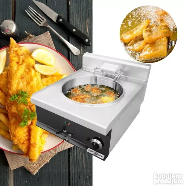 Električna friteza za ribu - 25 l