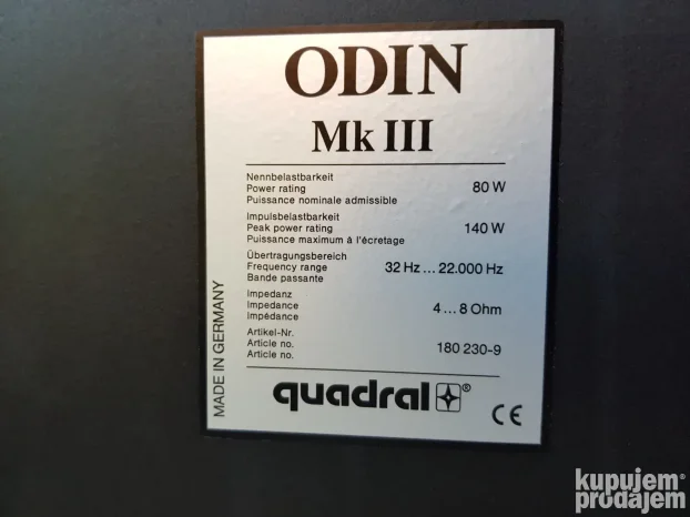 Quadral Odin MKIII