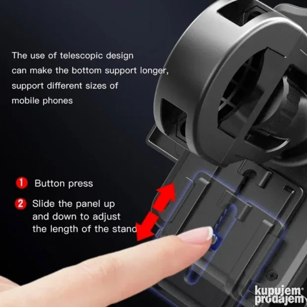 Univerzalni drzac za telefon za motor i bicikl YESIDO C94 cr