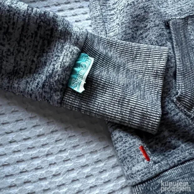 SUPERDRY ORIGINAL zenski sivi duks sa kapuljacom M KAO NOV