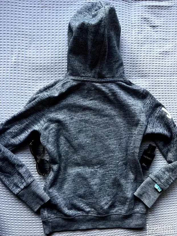 SUPERDRY ORIGINAL zenski sivi duks sa kapuljacom M KAO NOV