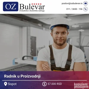 Radnik u Proizvodnji