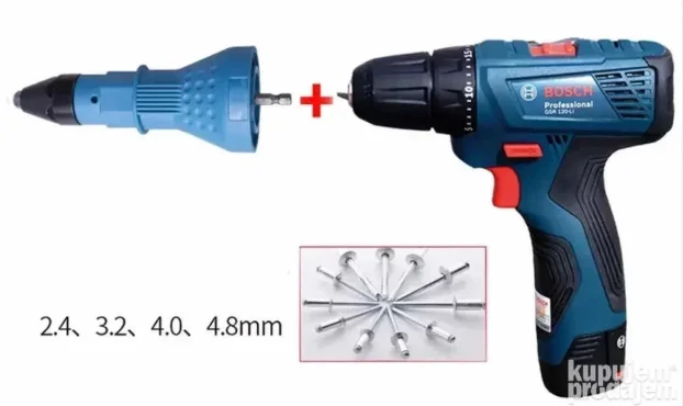 Produzetak nastavak za srafilicu pop nitne