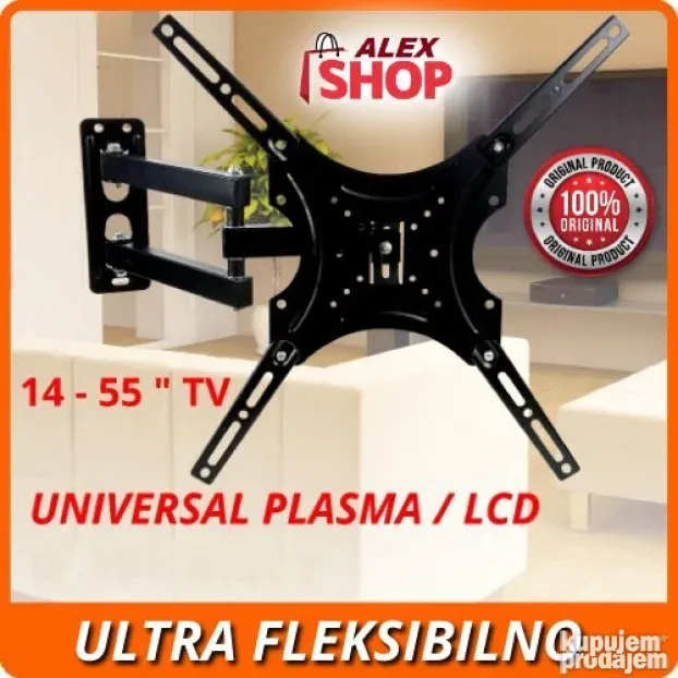 Ultra fleksibilni ZGLOBNI NOSAČ Za Televizore 14-55in