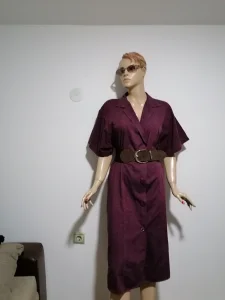 RASPRODAJA-Bordo haljina za krupnije dame vel. XXL