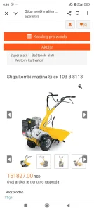 Stiga Silex 103 freza kultivator