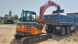 najam mehanizacije za niskogradnju- bager, valjak, kamion