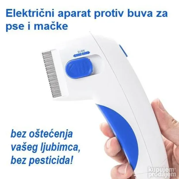 NOVO Flea Doctor Električni češalj protiv buva za ljubimce