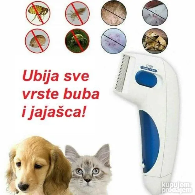 NOVO Flea Doctor Električni češalj protiv buva za ljubimce
