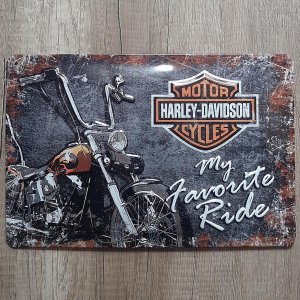 Metalni znak HARLEY DAVIDSON My Favorite Ride