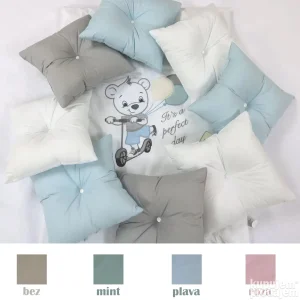 Posteljina za bebe Jastučići set 12 u 1 NOVO