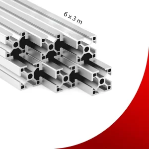 Aluminijumski profil CLAK 30x30x3000mm-SET