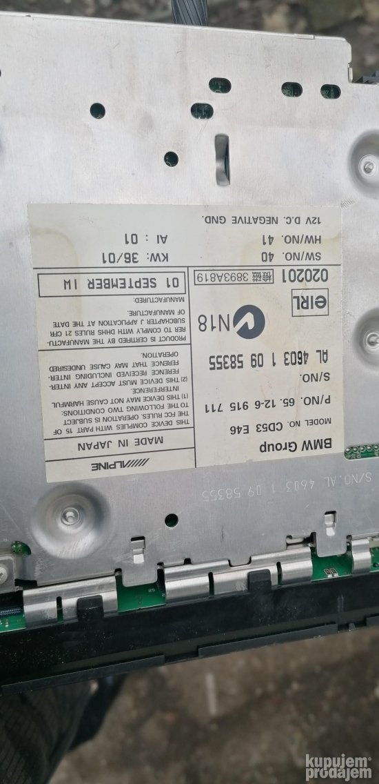 radio cd bmw cd53 e46 bmw neispitan