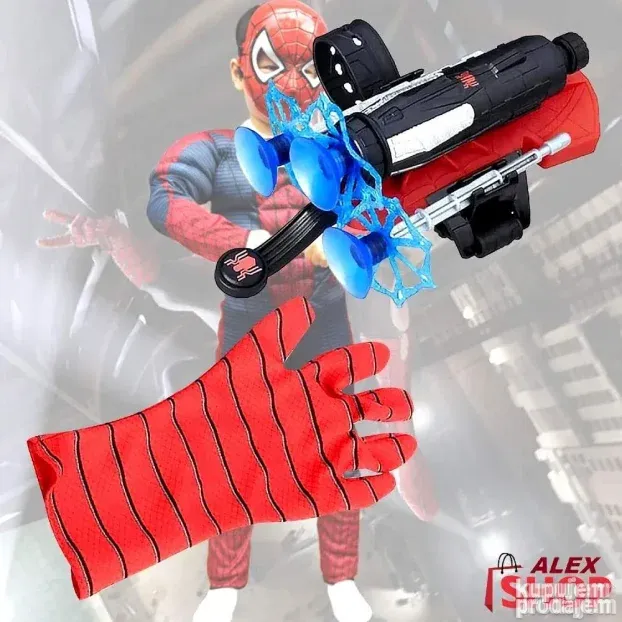 Automatska spajdermen rukavica sa ispaljivačem strelica