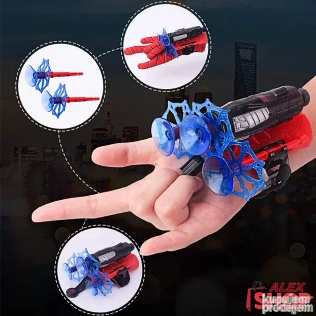 Automatska spajdermen rukavica sa ispaljivačem strelica