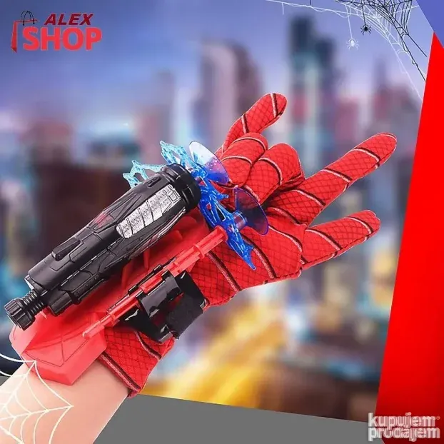 Automatska spajdermen rukavica sa ispaljivačem strelica