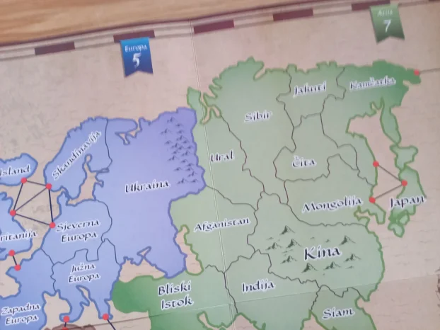 Drustvena igra Riziko na srpskom,novo