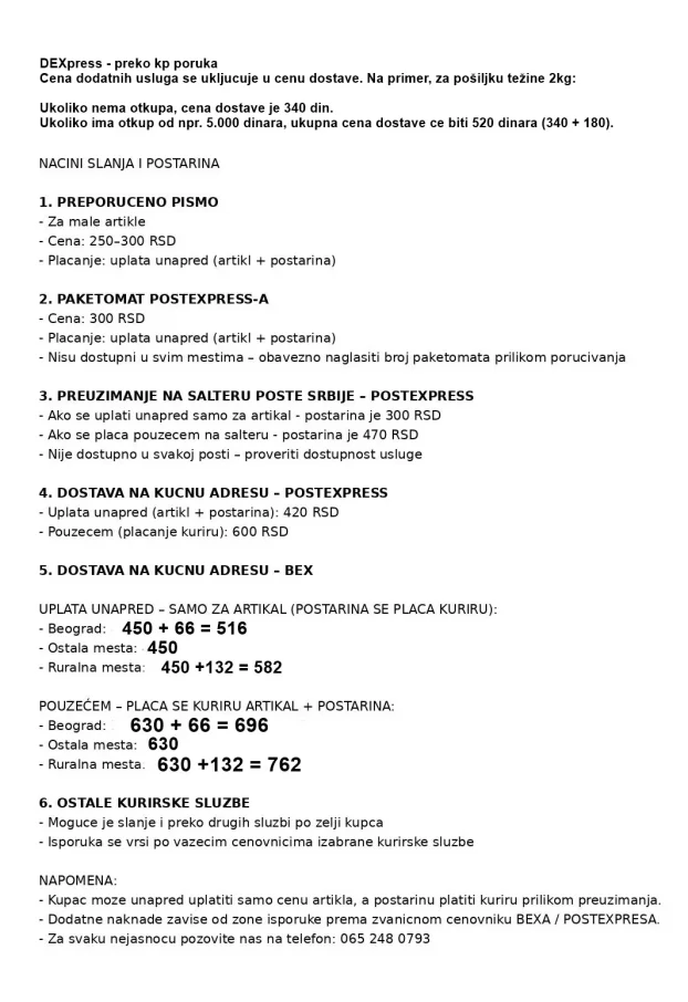 Sve  za dekubaz bravice, sarke, rucke uglovi