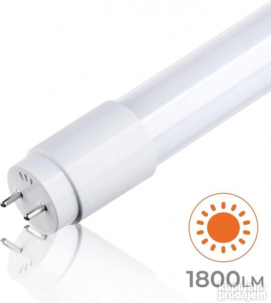 LED Neonke 4kom 120cm 18w 6500K T8 G13 1800 Lumena