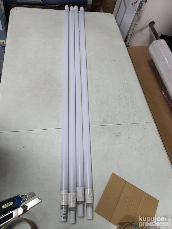 LED Neonke 4kom 120cm 18w 6500K T8 G13 1800 Lumena