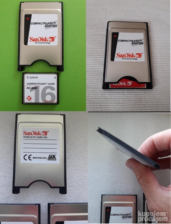 Kartice za masine za plastiku Compact flash