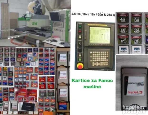 Kartice za masine za plastiku Compact flash
