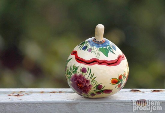 Prekrasna Handpainted kutija za nakit Mexico