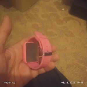 Roze dečji pameti sat