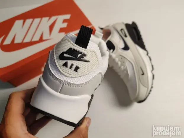 AIR MAX 90, Nove Nike Patike Bele Najk White Devedeset