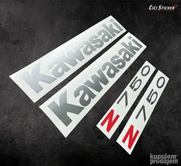 STIKERI - Kawasaki z750 Nalepnice - Stikeri za motore - 2273
