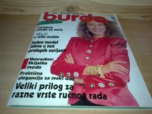 BURDA Novembar 1989.godina sa KROJNIM tabacima