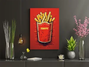 Pomfrit Ilustracija - Slika za vas lokal, fast food i slicno