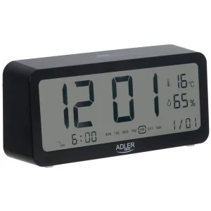 ADLER AD 1195b Battery operated alarm clock black