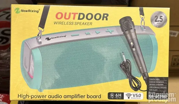Prenosni karaoke zvucnik sa mikrofonom prenosni-prenosni