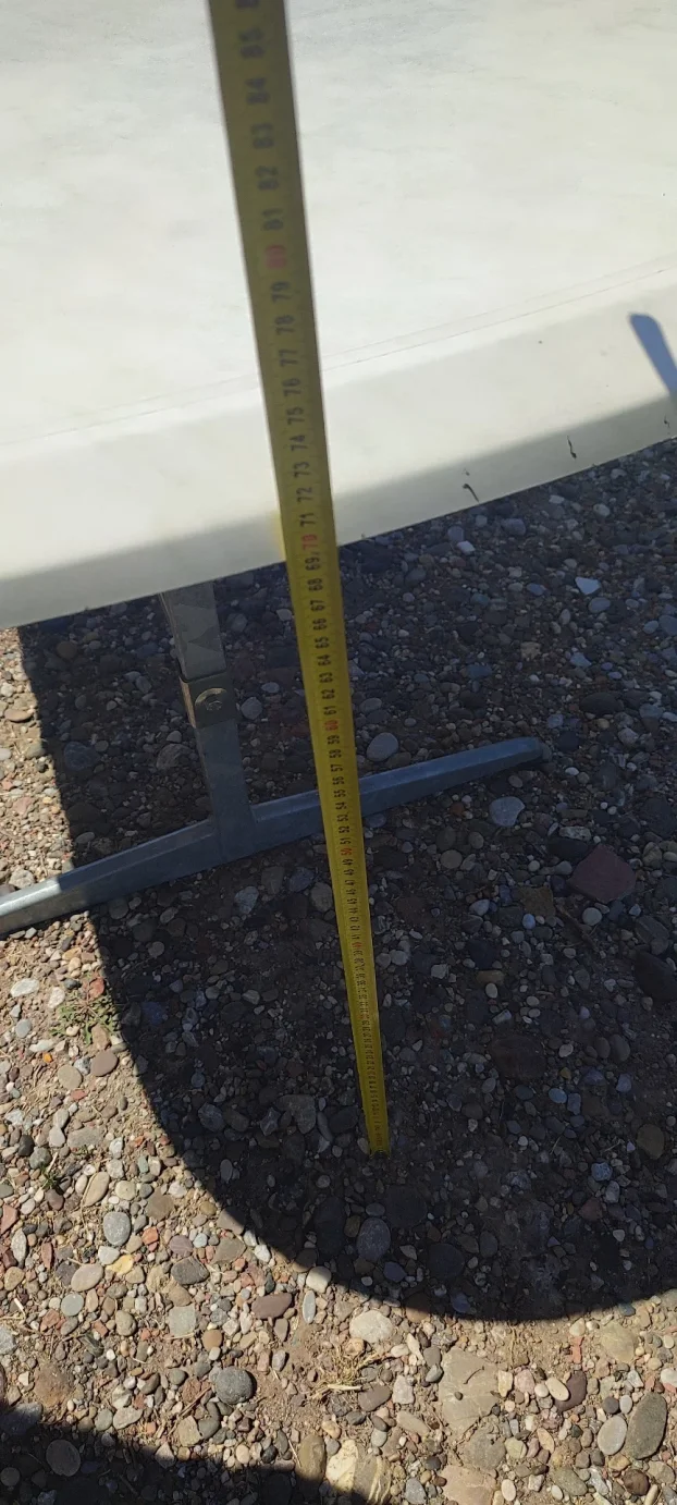 sto stratie za dvoriste i bastu 165x95x72cm.medijapan-metal