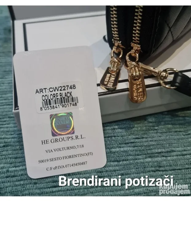 Original COVERI žen veći novčanik-torbica Italy NOVOhologram
