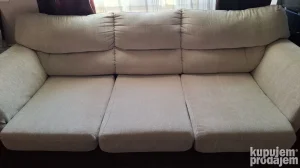 Trosed i dvosed, štof i skaj kombinacija SNIŽENO