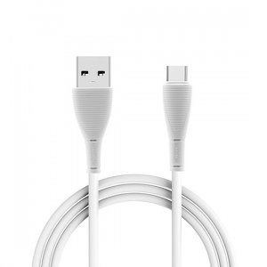 USB data kabal Moxom CC-63 FAST Type C 1m - Bela