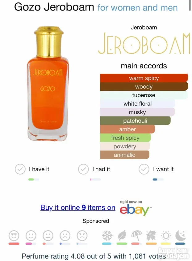 Jeroboam Gozo 100ml EXTRAIT