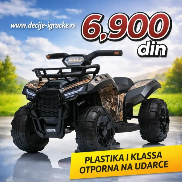 Kvad cetvorotockas za decu 6v Super cena vise boja