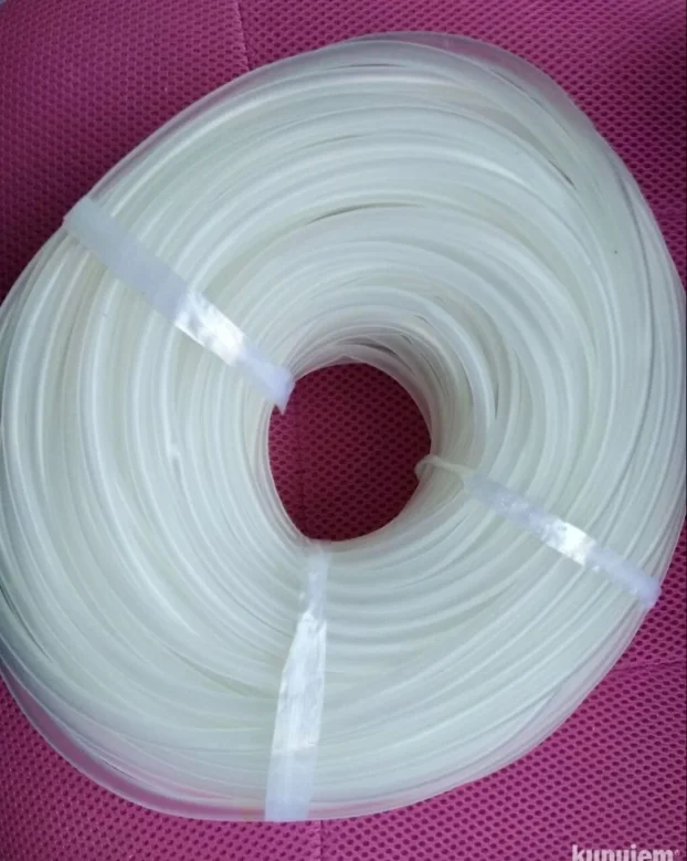 Crevo silikonsko - transparentno - mekano FI 5/6mm - 10 m