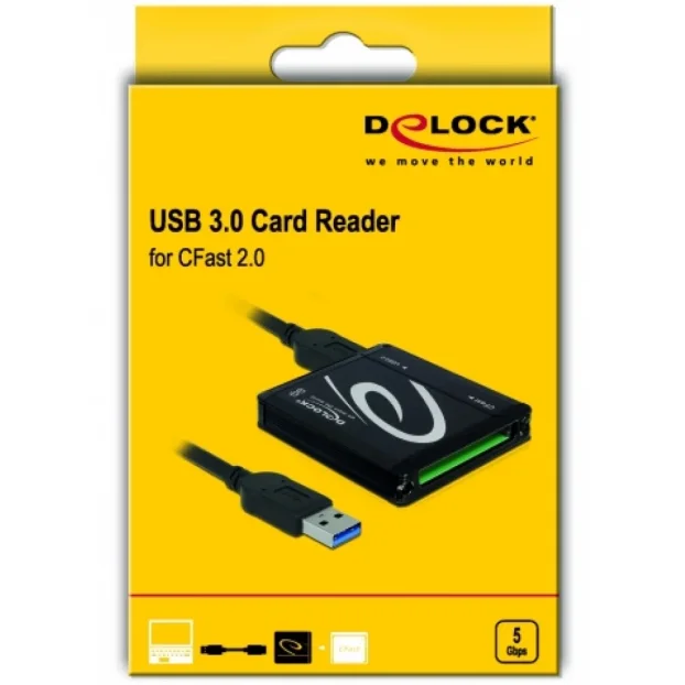 DELOCK USB 3.0 card reader - CFast 2.0,kupi u dm