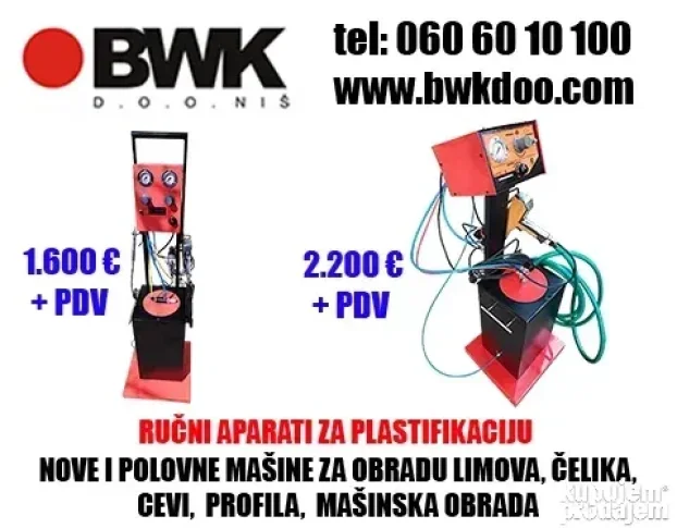 Nove i polovne mašine za obradu limova,cevi, mašinsku obradu