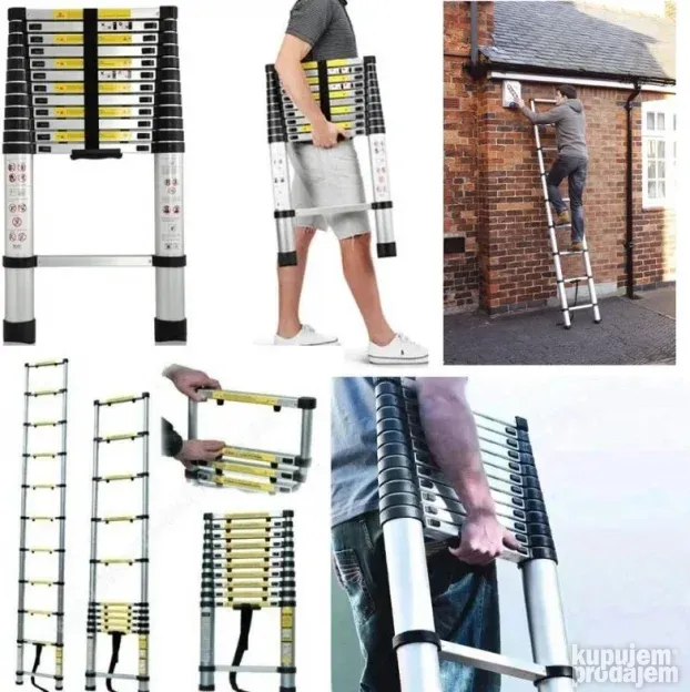 Teleskopske Merdevine 3,8m ( Besplatna Postarina )